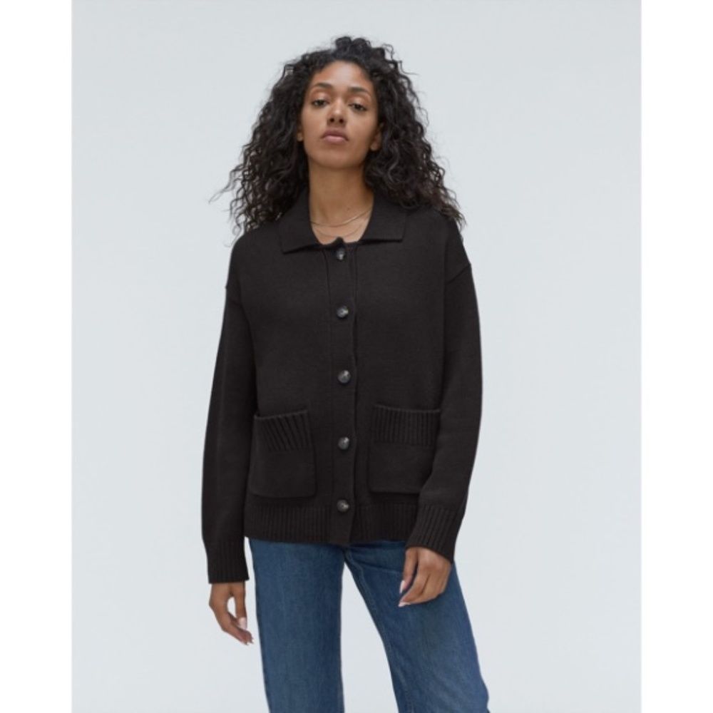 EVERLANE The Cotton Chore Sweater Jacket NWT